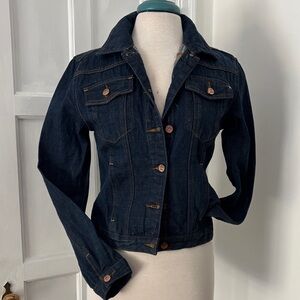 Genetic Denim Rock A Billy Dark Blue Jean Jacket